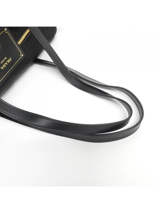 Prada Boston Bag Gold Nero - Picture 7 of 8